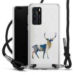 New Carry Case Transparent Stoff schwarz/silber