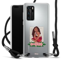 New Carry Case Transparent Stoff schwarz/silber