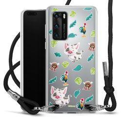 New Carry Case Transparent Stoff schwarz/silber