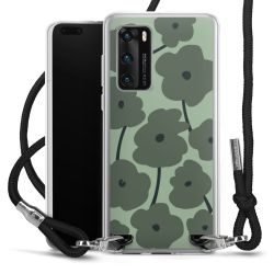 New Carry Case Transparent Stoff schwarz/silber