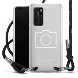 Carry Case Stoff schwarz/silber