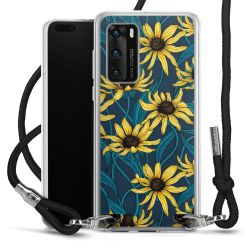 New Carry Case Transparent Stoff schwarz/silber