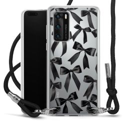 New Carry Case Transparent Stoff schwarz/silber