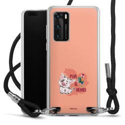 New Carry Case Transparent Stoff schwarz/silber