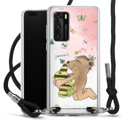 New Carry Case Transparent Stoff schwarz/silber