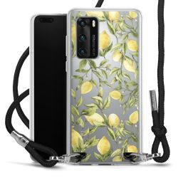 New Carry Case Transparent Stoff schwarz/silber