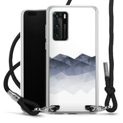 New Carry Case Transparent Stoff schwarz/silber