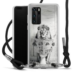 New Carry Case Transparent Stoff schwarz/silber