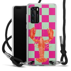 New Carry Case Transparent Stoff schwarz/silber