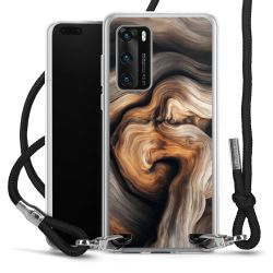 New Carry Case Transparent Stoff schwarz/silber