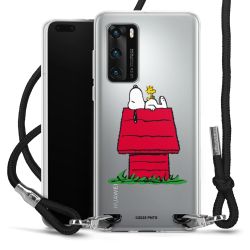 New Carry Case Transparent Stoff schwarz/silber