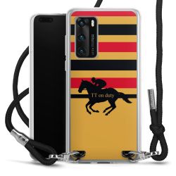 New Carry Case Transparent Stoff schwarz/silber