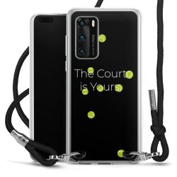 New Carry Case Transparent Stoff schwarz/silber