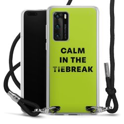 New Carry Case Transparent Stoff schwarz/silber