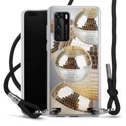 New Carry Case Transparent Stoff schwarz/silber