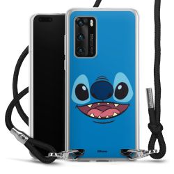 New Carry Case Transparent Stoff schwarz/silber