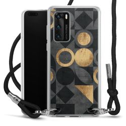 New Carry Case Transparent Stoff schwarz/silber