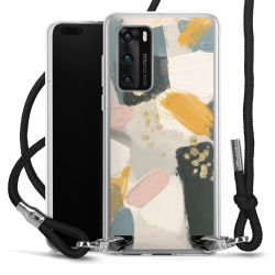 New Carry Case Transparent Stoff schwarz/silber