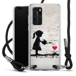 New Carry Case Transparent Stoff schwarz/silber