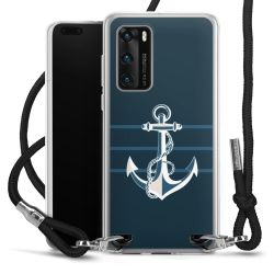 New Carry Case Transparent Stoff schwarz/silber