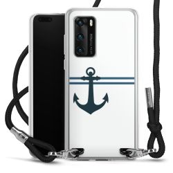 New Carry Case Transparent Stoff schwarz/silber