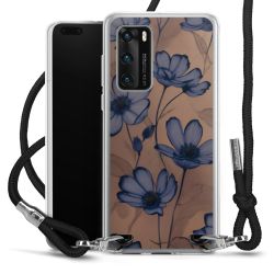 New Carry Case Transparent Stoff schwarz/silber