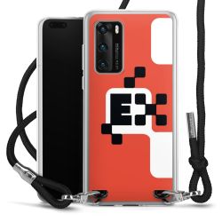 New Carry Case Transparent Stoff schwarz/silber