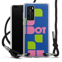 New Carry Case Transparent Stoff schwarz/silber