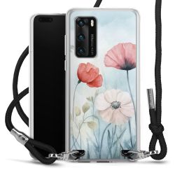 New Carry Case Transparent Stoff schwarz/silber