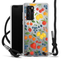 New Carry Case Transparent Stoff schwarz/silber