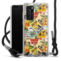 New Carry Case Transparent Stoff schwarz/silber