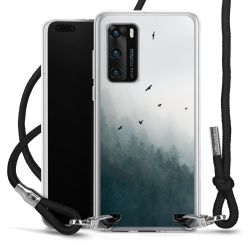 New Carry Case Transparent Stoff schwarz/silber