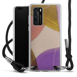 New Carry Case Transparent Stoff schwarz/silber