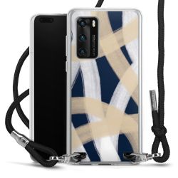 New Carry Case Transparent Stoff schwarz/silber