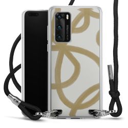 New Carry Case Transparent Stoff schwarz/silber