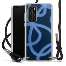 New Carry Case Transparent Stoff schwarz/silber