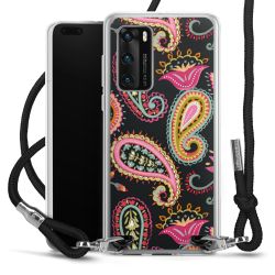 New Carry Case Transparent Stoff schwarz/silber