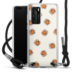 New Carry Case Transparent Stoff schwarz/silber