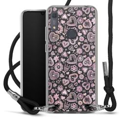 Carry Case Transparent Fabric black/silver