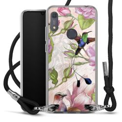 Carry Case Transparent Fabric black/silver