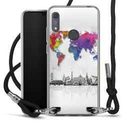 Carry Case Transparent Fabric black/silver