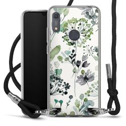 Carry Case Transparent Fabric black/silver