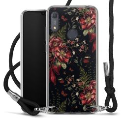 Carry Case Transparent Fabric black/silver