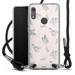 New Carry Case Transparent Stoff schwarz/silber