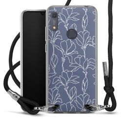 New Carry Case Transparent Stoff schwarz/silber