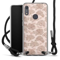 New Carry Case Transparent Stoff schwarz/silber