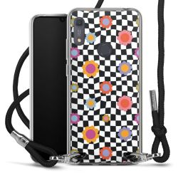 New Carry Case Transparent Stoff schwarz/silber