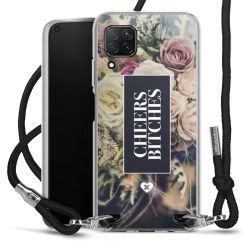 Carry Case Transparent Fabric black/silver