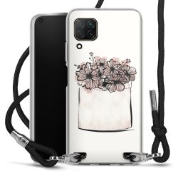 Carry Case Transparent Fabric black/silver