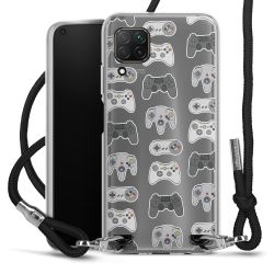 Carry Case Transparent Fabric black/silver